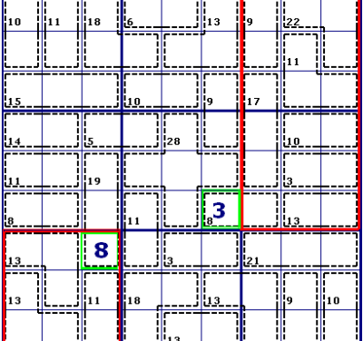 The Rule of 45 of Killer Sudoku (innies and outies)