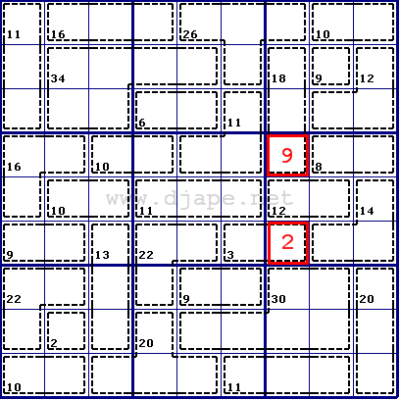 Cage Splitting - Killer Sudoku