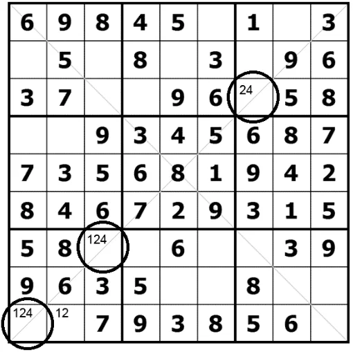 How to solve Diagonal Sudoku X