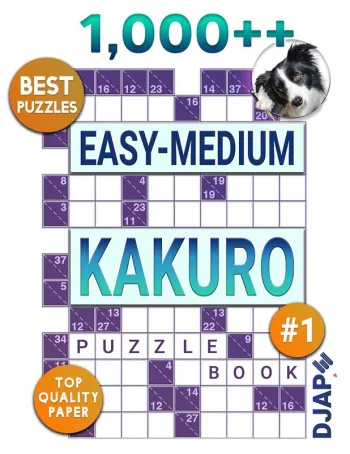 1 000++ Easy Medium Kakuro Puzzle Book