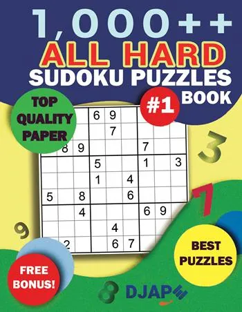 1 000++ All HARD suduko Puzzles book