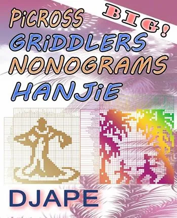 BIG Paintdoku Griddlers Nonograms Hanjie book