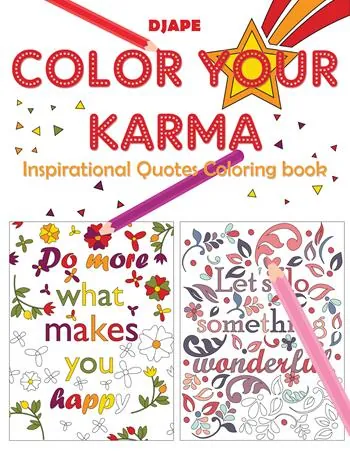 Color Your Karma: Inspirational Quotes Coloring book