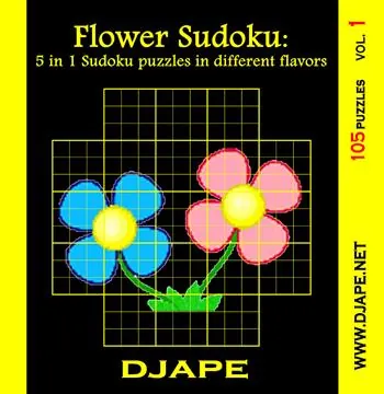Flower Sudoku: 5 In 1 Sudoku Puzzles In Different Flavors