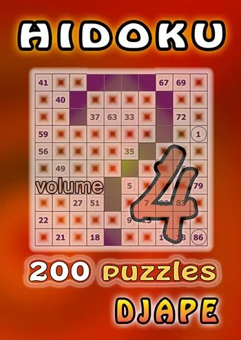 Hidoku: 200 puzzles book