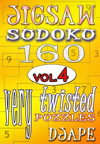 Jigsaw suduku vol 4: 160 very twisted puzzles book