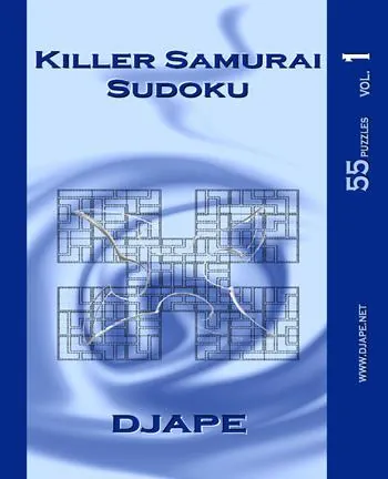 Killer Samurai sodoku: 55 puzzles book