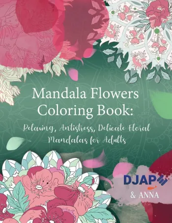 Mandala Flowers Coloring Book