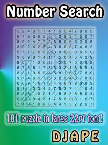 Number Search: 101 puzzle in large 22pt font! book