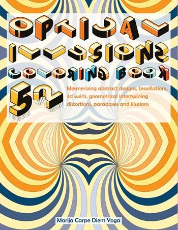 Optical Illusions Coloring Book