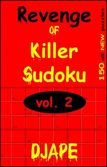 Revenge Of Killer soduko 2: 150 Puzzles book
