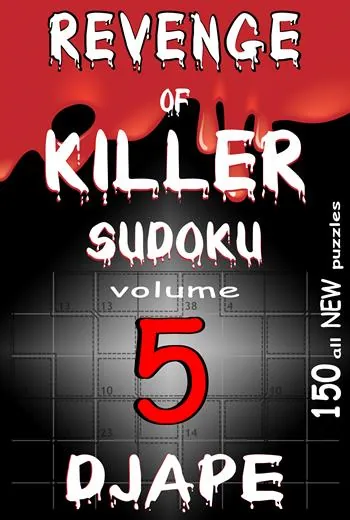 Revenge of Killer suduko 5: 150 puzzles book