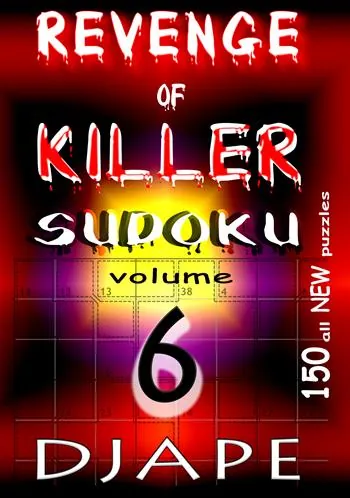 Revenge of Killer sudoko 6: 150 puzzles book