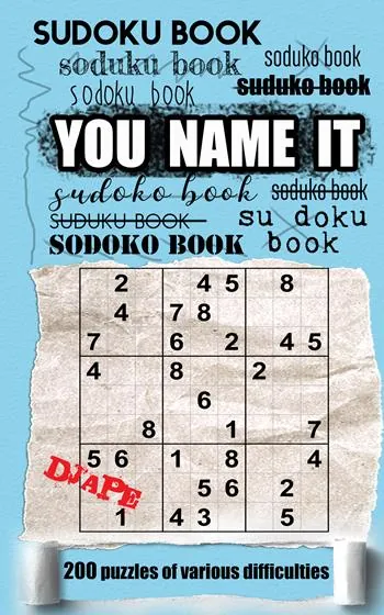 Sudoku book Soduku Soduko Sodoku Suduko YOU NAME IT Sudoko Suduku Su doku Sodoko