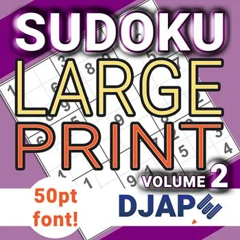 Soduku Large Print: 150 puzzles in 50pt font! book
