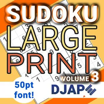 Sudoko Large Print: 150 puzzles in 50pt font! book
