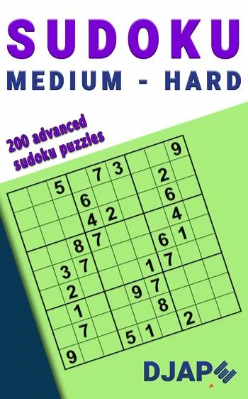Sodoku: Medium - Hard: 200 advanced sodoku puzzles book