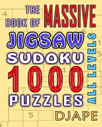 The Book of Jigsaw sudoku with 1000 puzzles