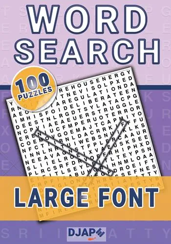 Word Search: 100 puzzles in large font! book