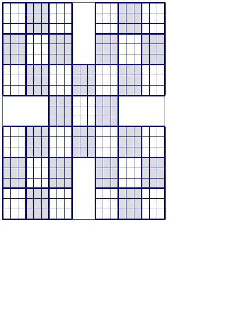 Sodoku Samurai puzzle