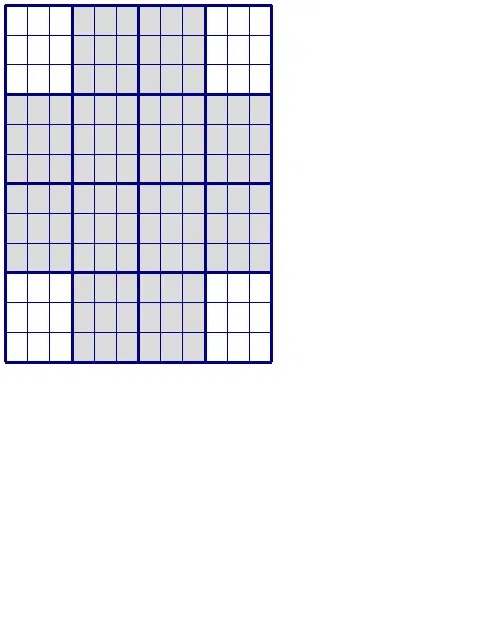 Consecutive Butterfly sudoku puzzle