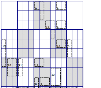 Zero Killer Flower soduko puzzle