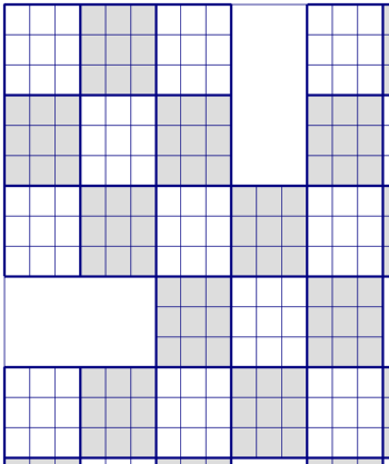 Non consecutive Samurai soduku puzzle