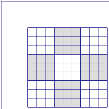 Outside su do ku puzzle