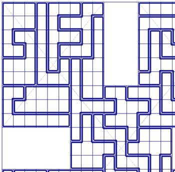 Diagonal Jigsaw Samurai X sudoku Variant puzzle