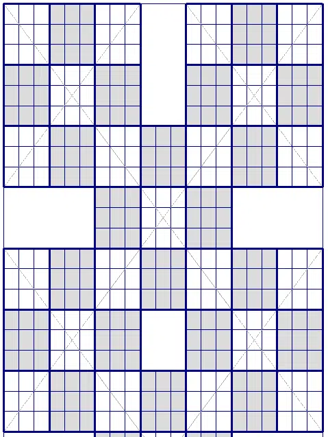 Harakiri suduko X puzzle
