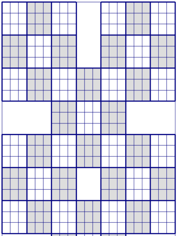 Sodoku Harakiri puzzle