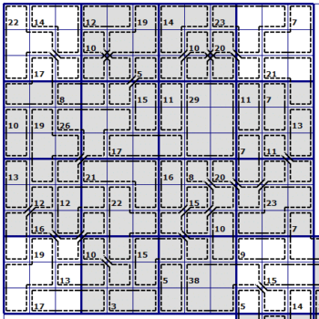 Butterfly Killer Samurai soduko puzzle