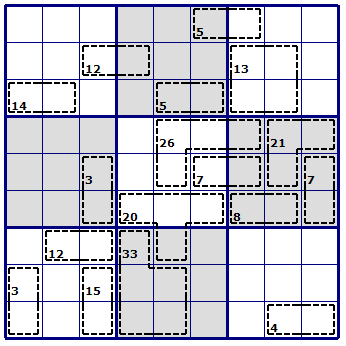 Zero Killer soduko puzzle